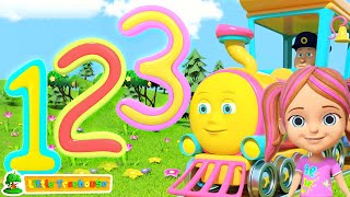 Numbers Train  More Nursery Rhymes amp Educational Videos [upl. by Darleen]