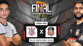 FINAL DO ESTADUAL DE FUTSAL  CORINTHIANS X MAGUNUS FUTSAL  JOGO DE IDA [upl. by Yffat162]