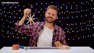 DIY Clothespin Star Ornaments [upl. by Fast]