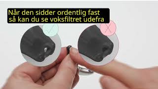 Sådan renser og skifter du eartips på dit Rexton høreapparat  REXTON Hearing Aids [upl. by Lada]