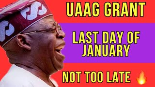 uaag grant last day of January… Is disbursement coming today [upl. by Gwyn]