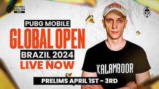 PUBG MOBILE GLOBAL OPEN BRAZIL 2024  PMGO PRELIMS DAY  13  KALAMBOOR [upl. by Ydarb]