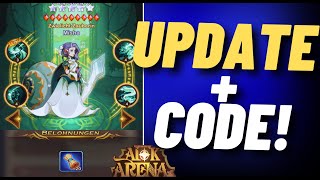 UPDATE NEUER HELD  Neuer CODE Afk Arena [upl. by Kcinnay]