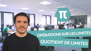 Opérations sur les limites – Quotient de limites  Mathématiques  Bac S [upl. by Anytsirk]