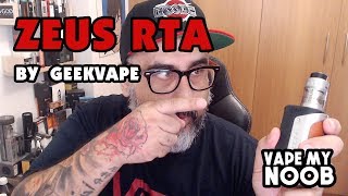 ZEUS RTA by GEEKVAPE  Greek Reviews [upl. by Pincus]