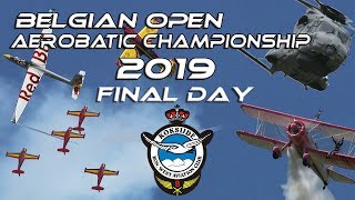 4Kᵁᴴᴰ 4K UHD BELGIAN OPEN AEROBATIC CHAMPIONSHIP 2019 Final Day [upl. by Letniuq32]