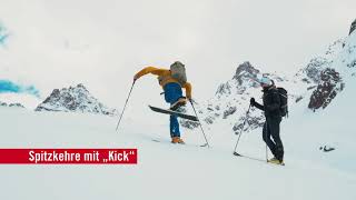 Skitourentipps  Teil 3 Geh und Abfahrtstechnik  Mein Montafon Expertentipp [upl. by Ojyllek109]