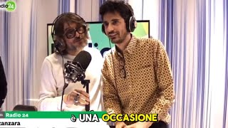 Valerio Lundini a “LA ZANZARA” La Zanzara del15012024 [upl. by Aia530]