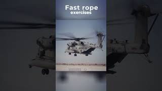 US Marines conduct fast rope exercises at Knox Air Force Base near Yuma Arizona [upl. by Eizzil]