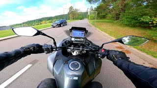 2023 Honda NT1100 DCT  POV Test Ride [upl. by Airetnuhs]