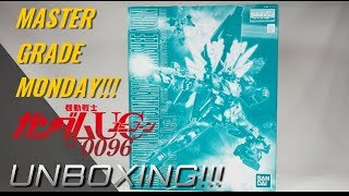 MASTER GRADE MONDAY UNBOXING PBANDAI RX02 N BANSHEE NORN FINAL BATTLE VER [upl. by Iphagenia]