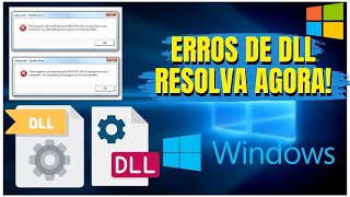 RESOLVENDO ERROS DE DLL DO WINDOWS 78 e 10 [upl. by Camarata]