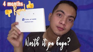 GLOBE AT HOME PREPAID WIFI REVIEW 2019 4 MONTHS REVIEW [upl. by Almat]