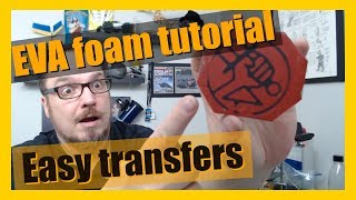 EVA foam cosplay tutorial  create your own transfers [upl. by Marquita188]