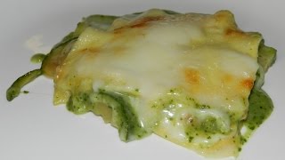 Video Ricetta Lasagne al forno con Pesto e Zucchine [upl. by Ezana]