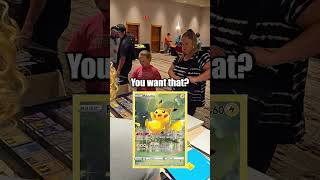 She Bought A Graded Pikachu pokemon collecting pokemoncards pov cardshow [upl. by Myrilla]