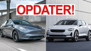 Opdateringer til BÅDE Tesla og Polestar og lidt om chipsmangel  BILNYHEDERNE UGE 42 [upl. by Marcoux]