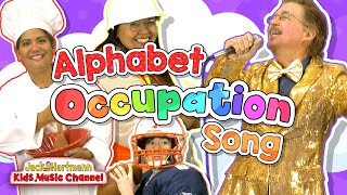 Alphabet Occupation Song  Jack Hartmann [upl. by Aicinod]