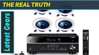 Immersive Home Theater Setup Yamaha 72Channel Receiver amp InCeiling Speaker System Review [upl. by Ezara]