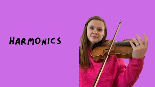 Harmonics  Violin Tutorial [upl. by Junette99]