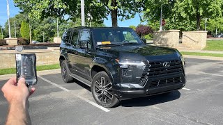 2024 Lexus GX550 Premium Plus Start Up Exhaust Test Drive Walkaround POV and Review [upl. by Arlinda]