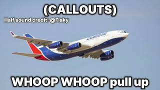 IL96￼ Alarms GPWS CALLOUTS and minimums  Credits in video or desc [upl. by Herc873]