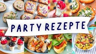 Partysnacks Schnelle Ideen für kalte Fingerfood Rezepte zum Vorbereiten  Leckeres Party Essen [upl. by Berthold487]