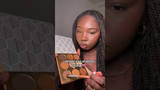 eyeshadow tutorial💗🫶🏾 ft Juvias places the warrior palette✨ makeup makeuptutorial eyemakeup [upl. by Silirama206]