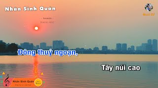 NHÂN SINH QUÁN  JIN TUẤN NAM Guitar beat solo karaoke Muoi Music  Muối SV [upl. by Berri]