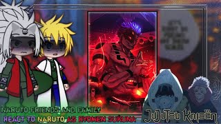 Naruto Family React To Naruto Uzumaki As Ryomen Sukuna  Neglected Au  Gacha Reaction Video [upl. by Wurst]