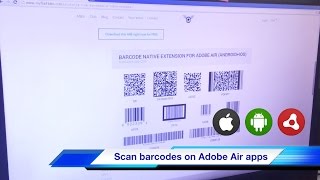 barcode Adobe Air Native Extension [upl. by Ailadgim140]