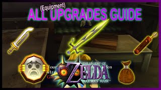 Majoras Mask  Guide to All Equipment Upgrades [upl. by Aikam889]