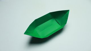 Comment faire un bateau en origami à partir de papier [upl. by Uyekawa]