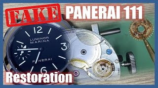 Fake PANERAI 111 restoration and repair [upl. by Harleigh]