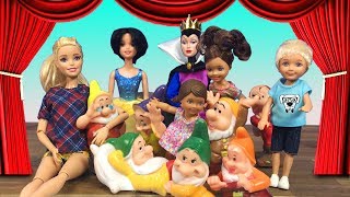 Barbie ve Ailesi Bölüm 138  Pamuk Prenses Tiyatro Oyunu  Çizgi film tadında Barbie oyunları [upl. by Hasen]