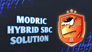 MODRIC HYBRID SBC SOLUTION MADFUT 22 [upl. by Dorej]