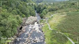 High Force River Tees Flyby [upl. by Nuawaj]