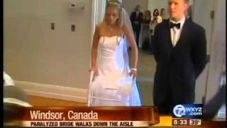 Paralyzed Bride Gets Married [upl. by Ahsienet]