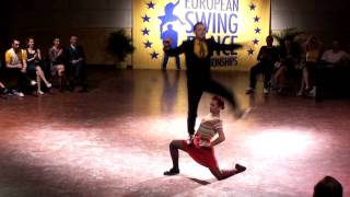 ESDC 2011  INVITATIONAL STRICTLY LINDY HOP Finals William amp Maeva [upl. by Haimerej37]