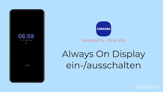 Always On Display einschalten oder ausschalten  Samsung Android 14  One UI 6 [upl. by Nylcoj]