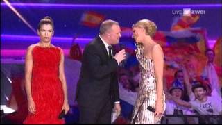 Anke Engelke poliert Stefan Raab die Fresse beim Eurovision Song Contest 2011 [upl. by Berkman]