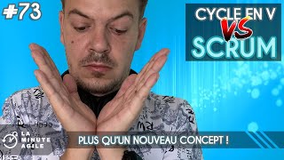 Scrum VS Cycle en V  La Minute Agile Scrum 73 [upl. by Notnerb489]