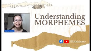 English Understanding MORPHEMES [upl. by Esirahc527]