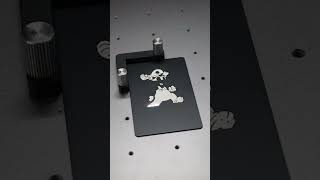 Just because I can  DoubleJumpVideoGames Logo Laser Engraving [upl. by Airamesor]