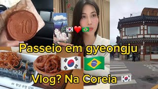 Vlog nas ruas de gyeongju 🇰🇷 ruas comidas meuseu e cultura 💓 Comecando agora no YT [upl. by Chance]