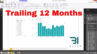 DAX for Power BI  Last 12 Months from Selected Date Trailing 12 Months TTM [upl. by Steffy]