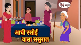 आधी रसोई वाला ससुराल Hindi Kahani  Bedtime Stories  Stories in Hindi  Comedy  Khani  Storytime [upl. by Norha986]