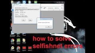 how to solve all selfishnet errors [upl. by Millar]