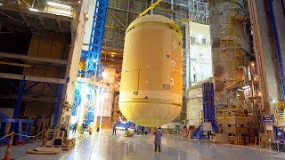 NASA SLS EM2 manufacturing at NASAs Rocket Factory [upl. by Aires]