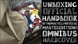 Idiot Fanboy Unboxing Official Handbook of the Marvel Universe Master Edition Omnibus Vol 1 HC [upl. by Albric148]